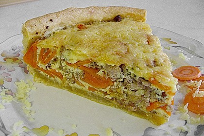 M&ouml;hren - Hackfleisch - Kuchen
