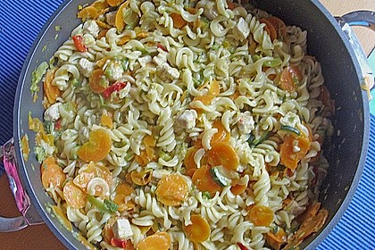 Bunte Gemüse - Nudel - Pfanne 4