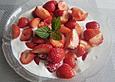 Lothars Quarkspeise mit Erdbeeren