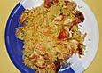 Curry - Risotto mit Huhn