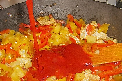 Super leichtes Hähnchen süß - sauer 19