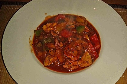 Super leichtes Hähnchen süß - sauer 11