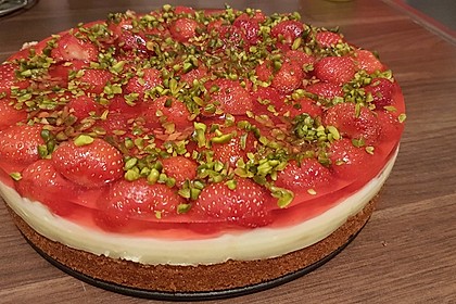 Erdbeerkuchen mit Vanillepudding 20