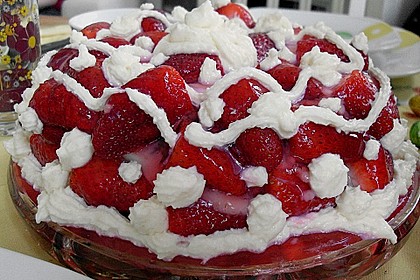 Erdbeerkuchen mit Vanillepudding 30