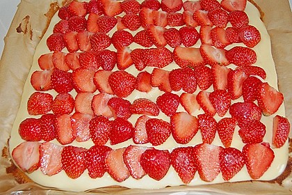 Erdbeerkuchen mit Vanillepudding 35