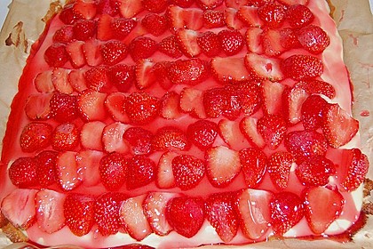 Erdbeerkuchen mit Vanillepudding 37