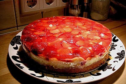 Erdbeerkuchen mit Vanillepudding 31