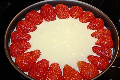 Erdbeerkuchen mit Vanillepudding 24