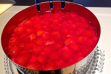 Erdbeerkuchen mit Vanillepudding 39