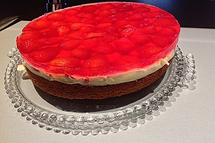 Erdbeerkuchen mit Vanillepudding 27