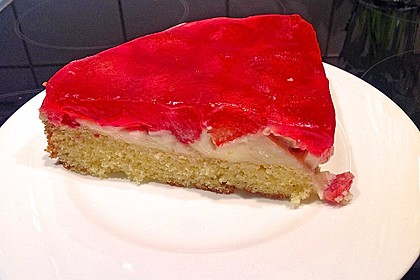 Erdbeerkuchen mit Vanillepudding 15