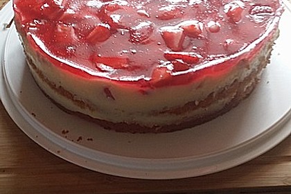 Erdbeerkuchen mit Vanillepudding 33