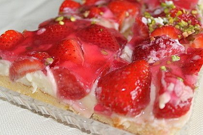 Erdbeerkuchen mit Vanillepudding 38
