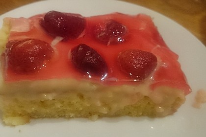 Erdbeerkuchen mit Vanillepudding 36