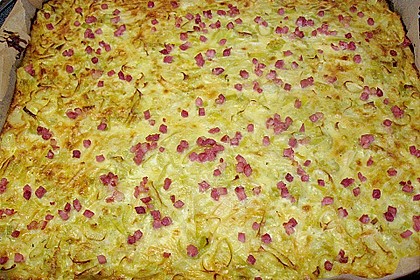 Lauchkuchen vom Blech 2