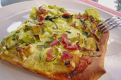 Lauchkuchen vom Blech 4