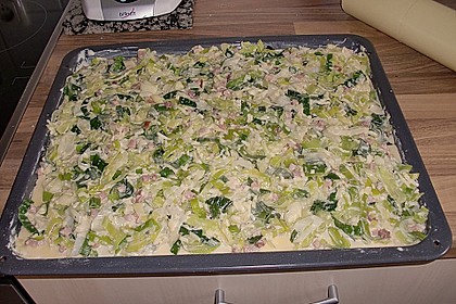 Lauchkuchen vom Blech 6