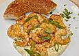 Scampi in Knoblauch - Schmand - Creme