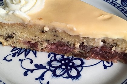 Kirsch - Eierlikör - Blechkuchen mit Schmand - Sahne 30