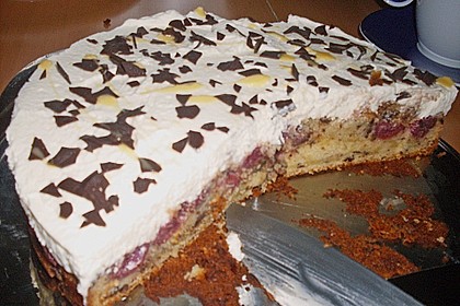 Kirsch - Eierlikör - Blechkuchen mit Schmand - Sahne 66