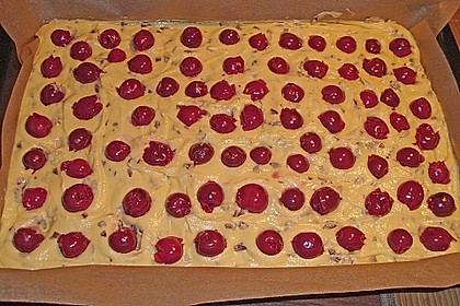 Kirsch - Eierlikör - Blechkuchen mit Schmand - Sahne 58