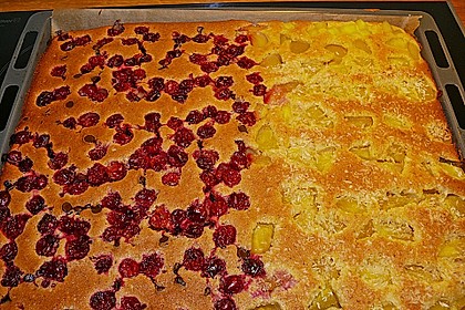 Kirsch - Eierlikör - Blechkuchen mit Schmand - Sahne 83