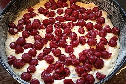 Kirsch - Eierlikör - Blechkuchen mit Schmand - Sahne 64