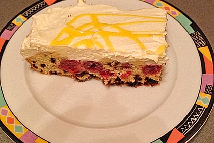 Kirsch - Eierlikör - Blechkuchen mit Schmand - Sahne 28