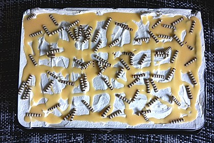 Kirsch - Eierlikör - Blechkuchen mit Schmand - Sahne 23
