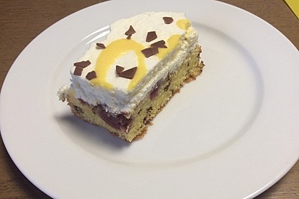 Kirsch - Eierlikör - Blechkuchen mit Schmand - Sahne 61