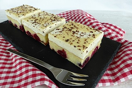 Kirsch - Eierlikör - Blechkuchen mit Schmand - Sahne 1
