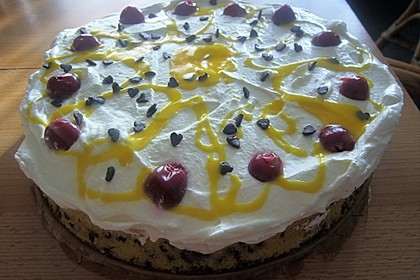 Kirsch - Eierlikör - Blechkuchen mit Schmand - Sahne 37