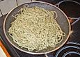 Spaghetti con olio dell'erba