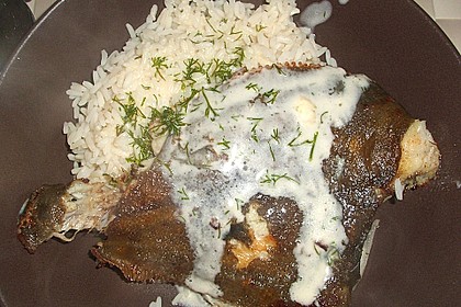 Seezunge oder Scholle gebraten 1