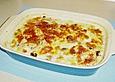 Kartoffel - Zucchini - Gratin mit Tomaten
