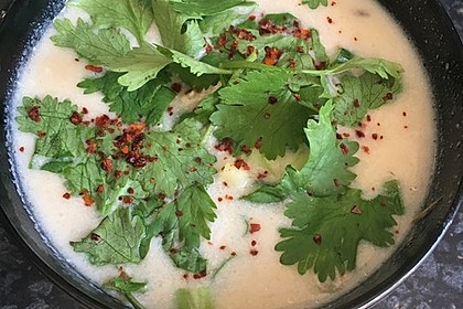 Tom Kha Gai - die berühmte Hühnersuppe mit Kokosmilch und Galgant 16