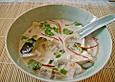 Tom Kha Gai - die ber&uuml;hmte H&uuml;hnersuppe mit Kokosmilch und Galgant