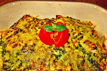 Lachs - Spinat - Nudeln 3