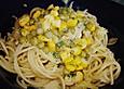 Erbsen - Mais - K&auml;se - So&szlig;e zu Spaghetti