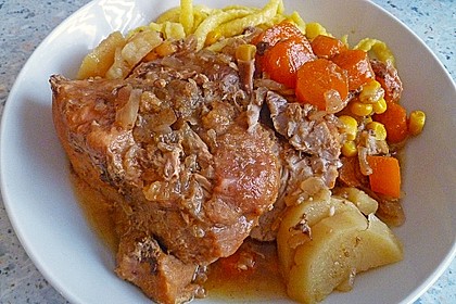 Schweinebraten mit Möhrengemüse 9
