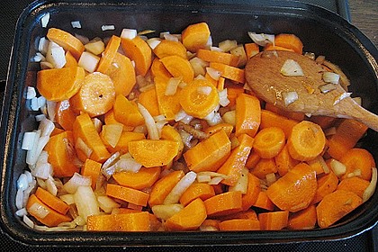 Schweinebraten mit Möhrengemüse 11