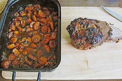 Schweinebraten mit Möhrengemüse 6