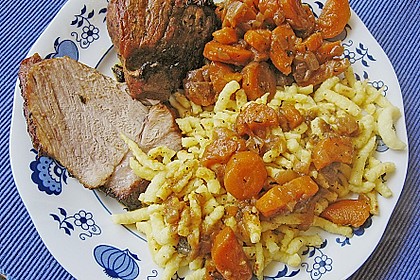 Schweinebraten mit Möhrengemüse 2
