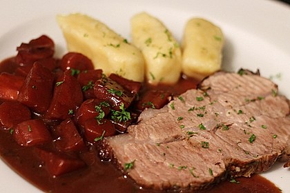 Schweinebraten mit Möhrengemüse 3
