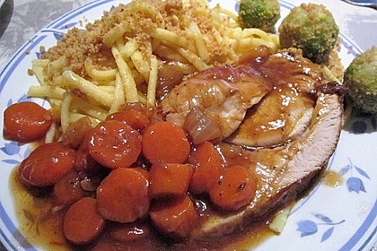 Schweinebraten mit Möhrengemüse 8