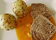Sauerbraten, in Buttermilch eingelegt