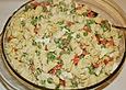 Nudelsalat mit Kasseler und Eiern