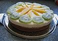 Eierlik&ouml;rtorte mit zarter Joghurt - Kokos - Creme
