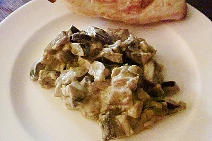 Auberginencurry mit Yoghurt 1