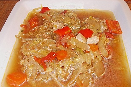 Asiatische H&uuml;hner - Gem&uuml;se - Suppe 1